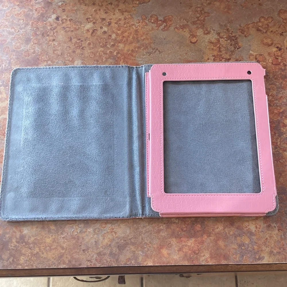 Pandigital light pink leather tablet case